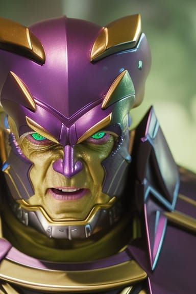 Hyperdetailed Portrait of a Gluttonous Warrior, van Gogh Sty...