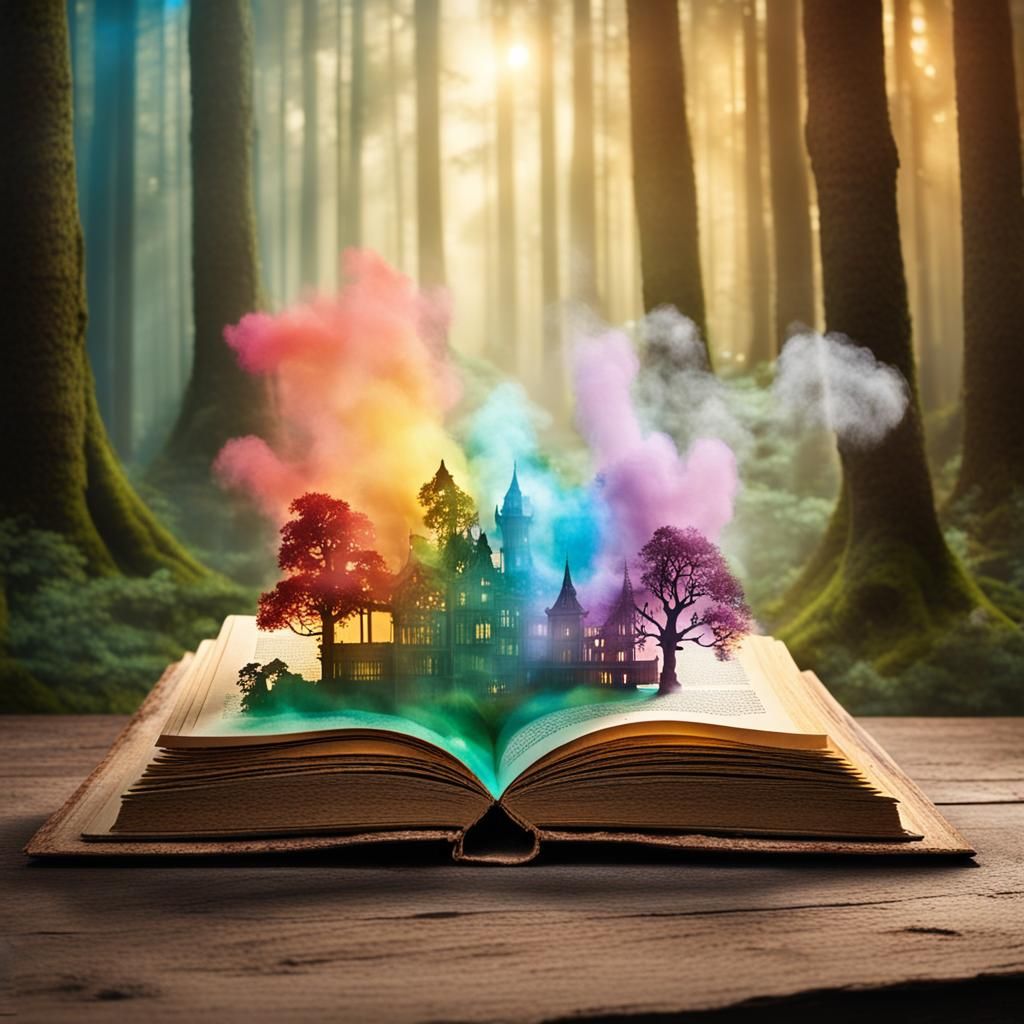 Enchanted Fairy Emerges from Pop-Up Book