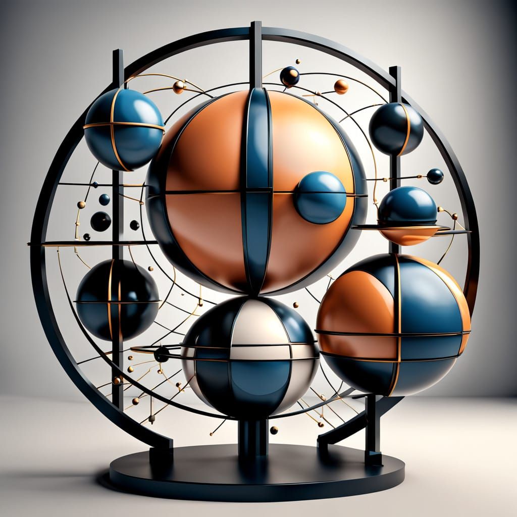 Intricate 3-dimensional Spheroid