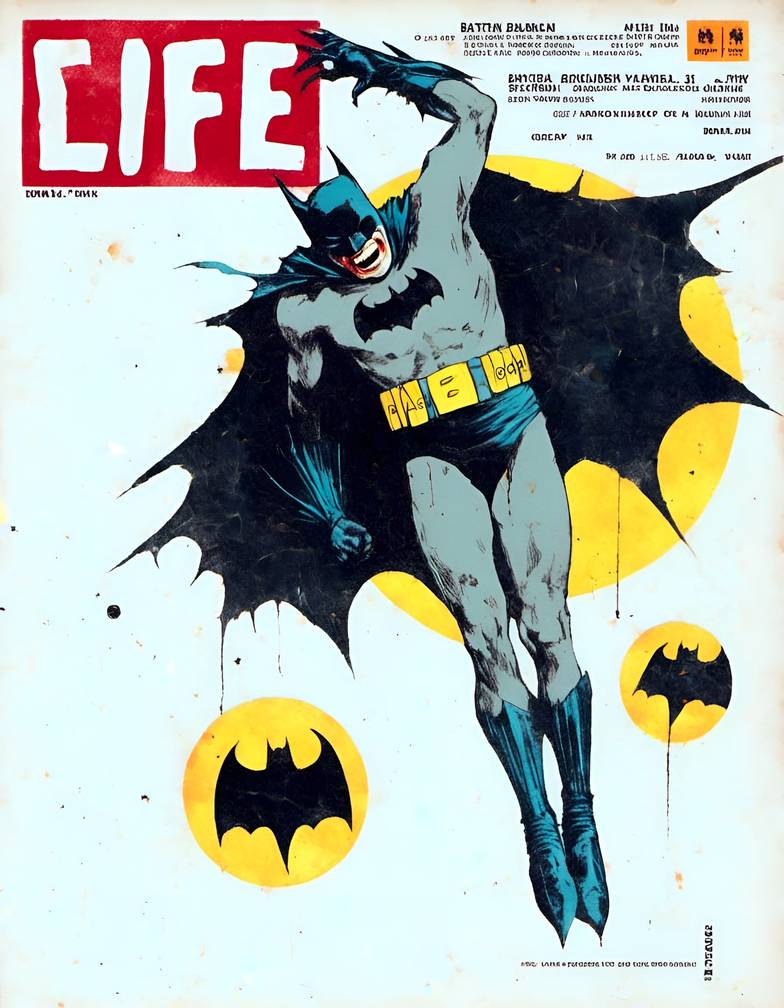 Batman LIFE cover (Parody)