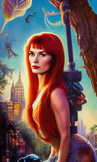 Mary Jane Watson in Mixed Artistic Styles