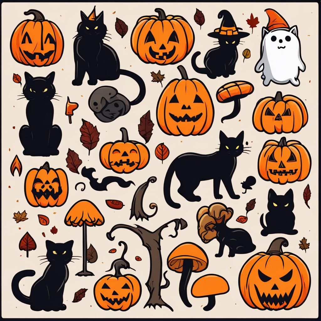 Halloween Fantasy: Autumnal Icons in a Royal Court