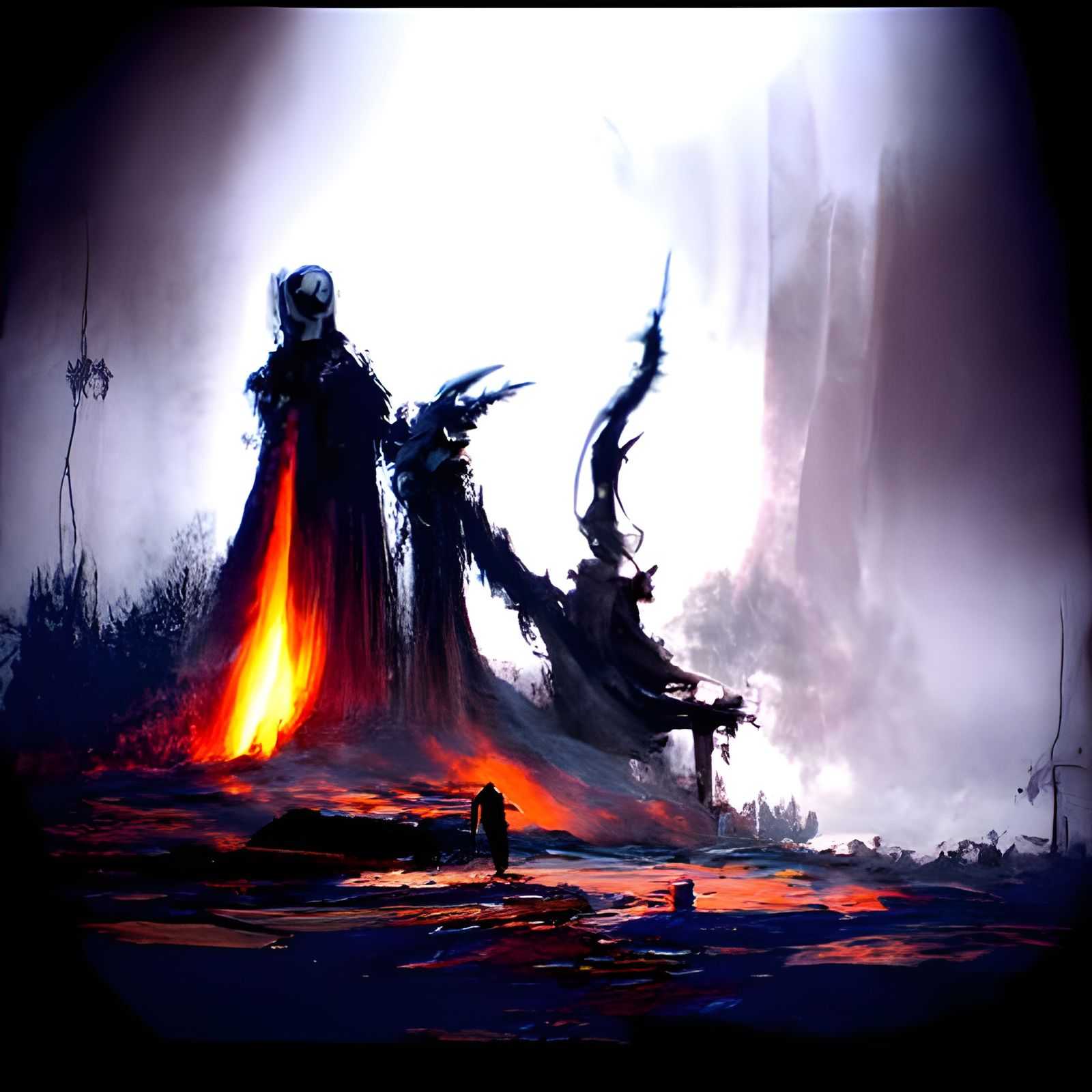 Sinister Eternal Flames Digital Art