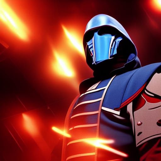 Cyberpunk Squad Reunion in Night City: 3D Render