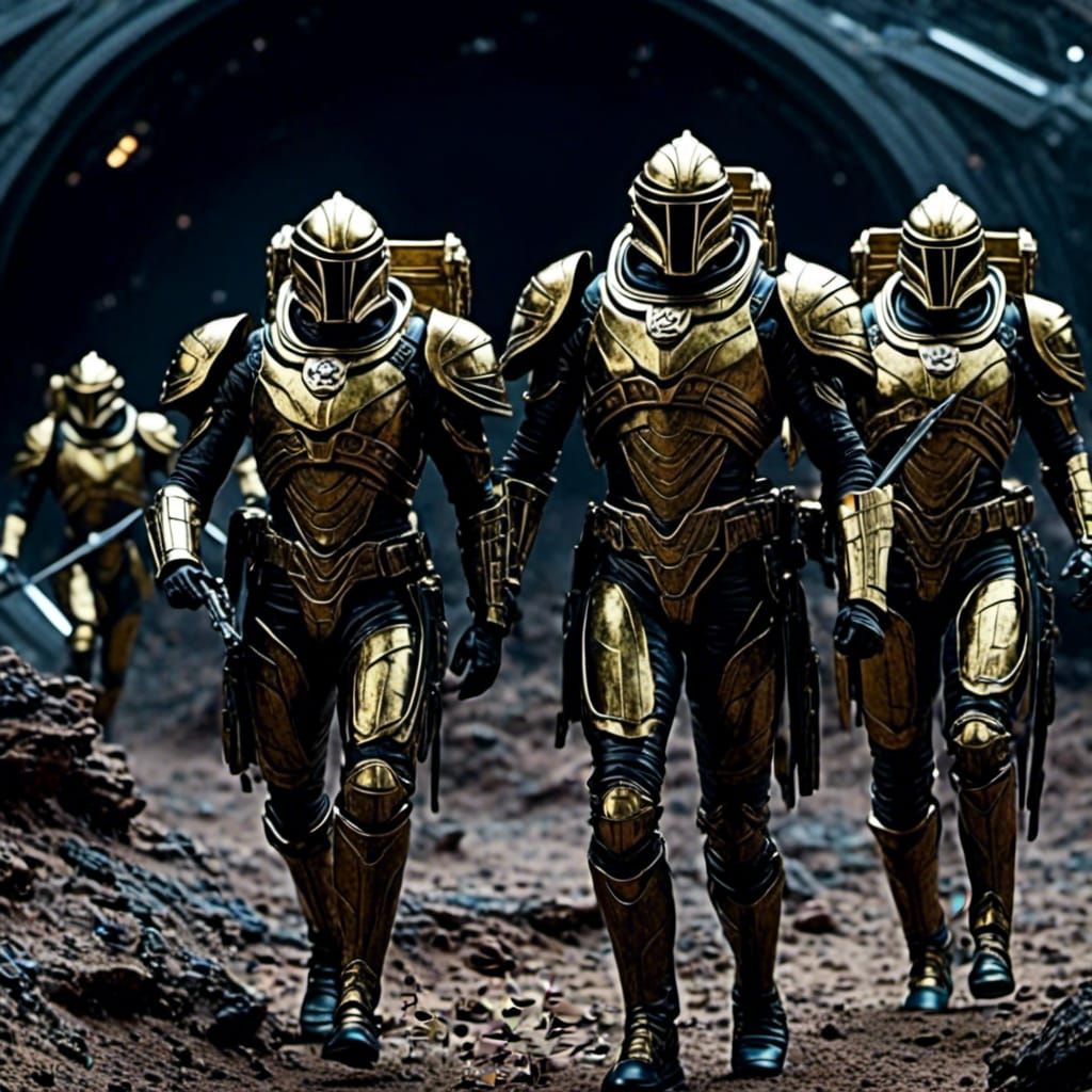 Star Trek Hoplite Warrior in Sci-Fi Armor