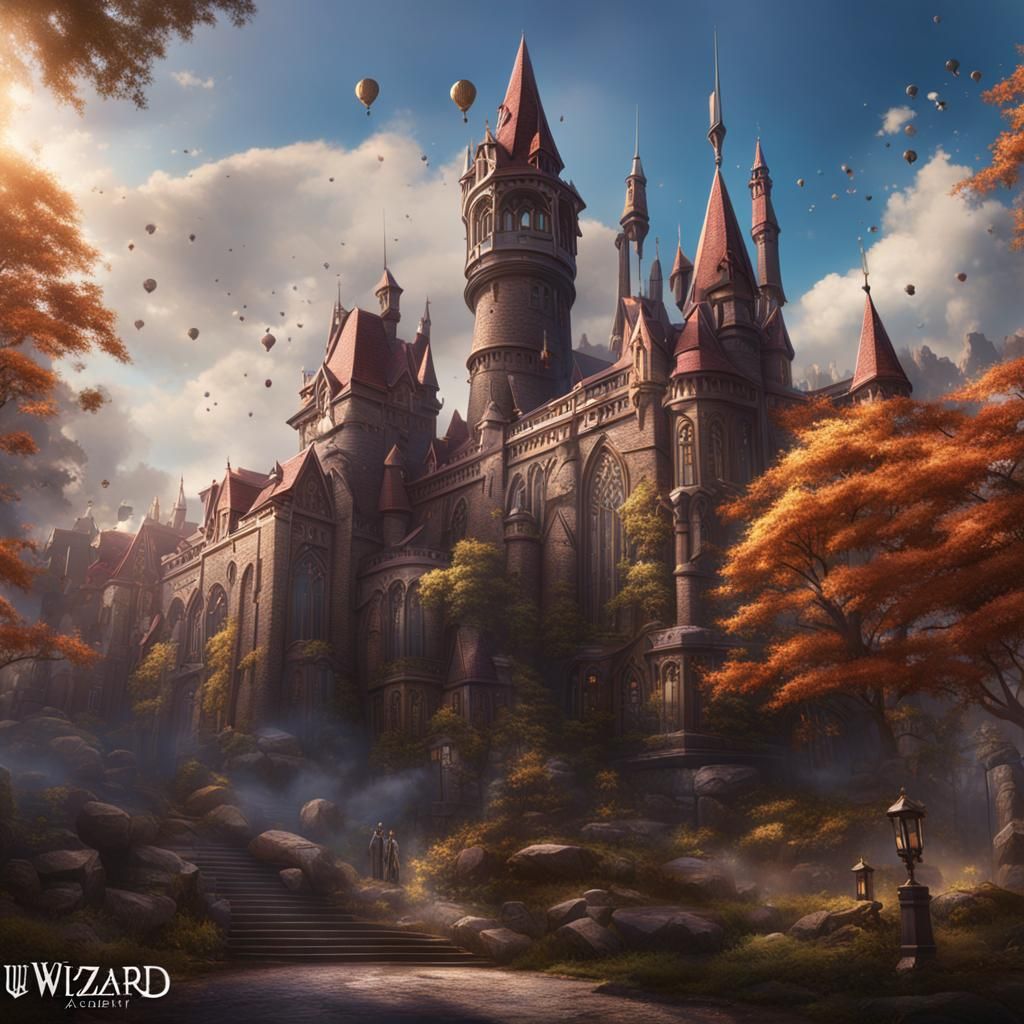 Wizard Academy Class President: Detailed Matte Painting