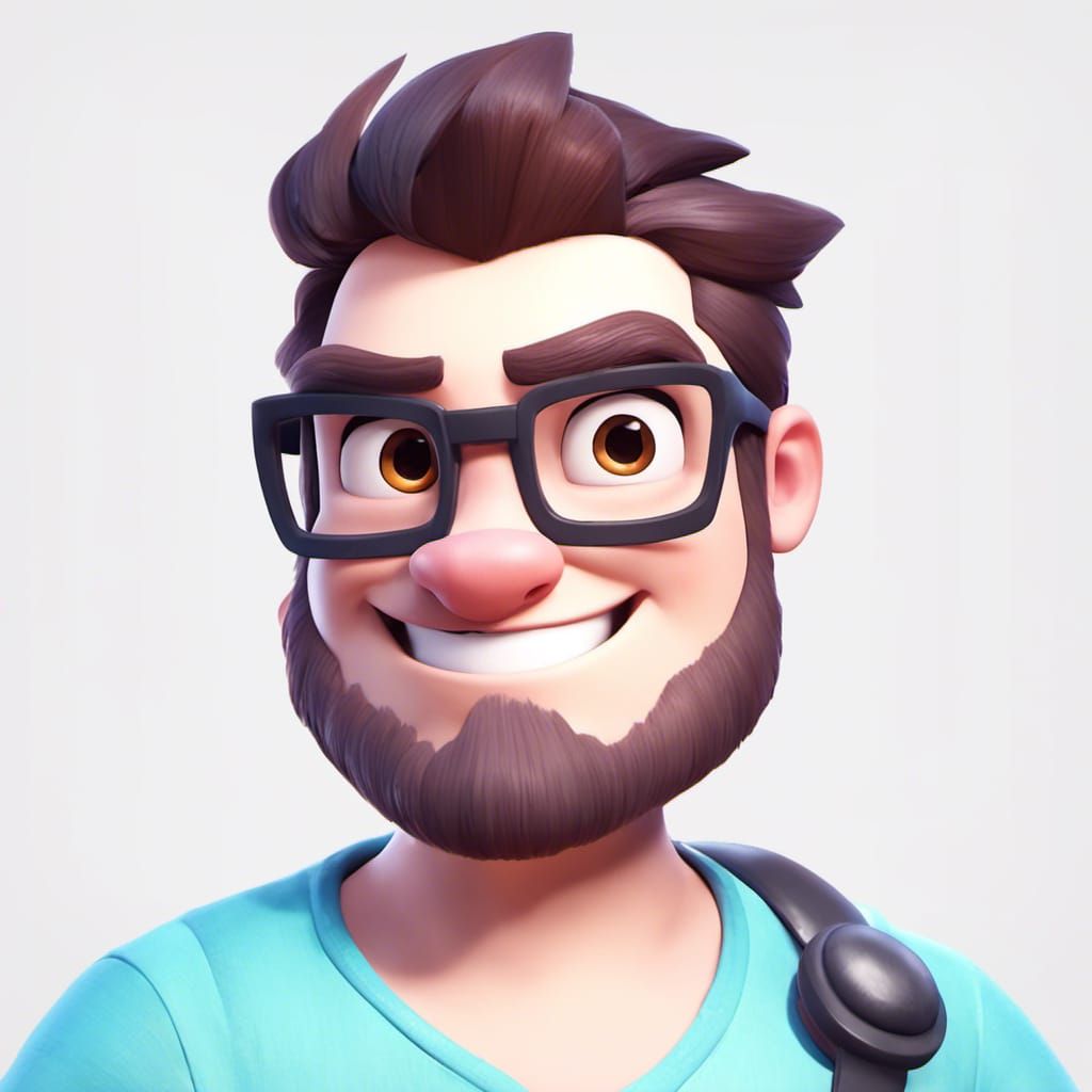 Cute Disney Pixar Game Character in Clash Royale Style