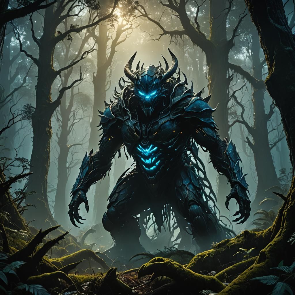 Hive Tyrant Emerges from Ancient Forest