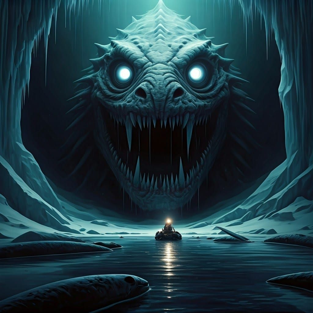 Gargantuan Sea Leviathan in Arctic Abyss