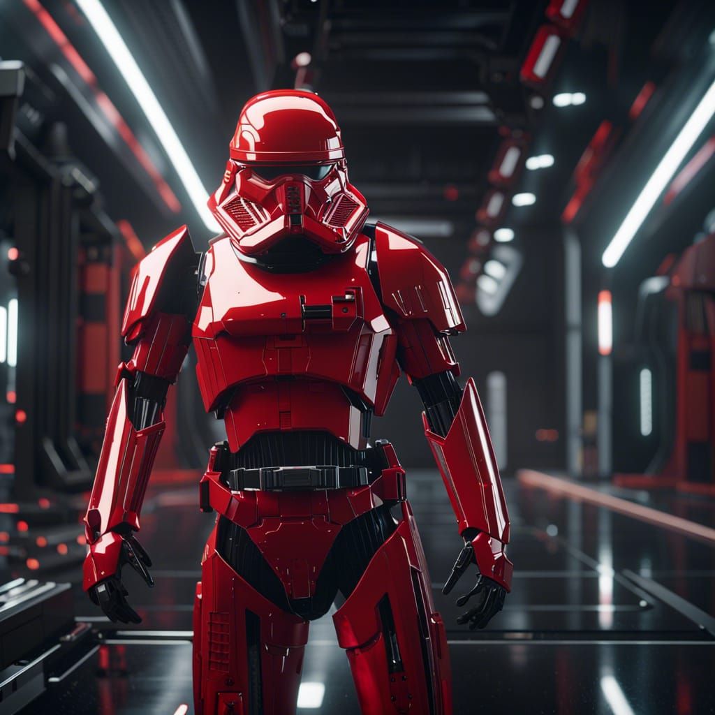 Futuristic Sith Trooper Mech in High Definition