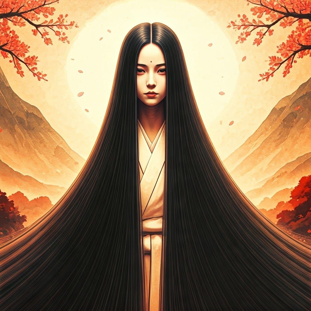 Majestic Deity in Ghibli-Inspired Fantasy World