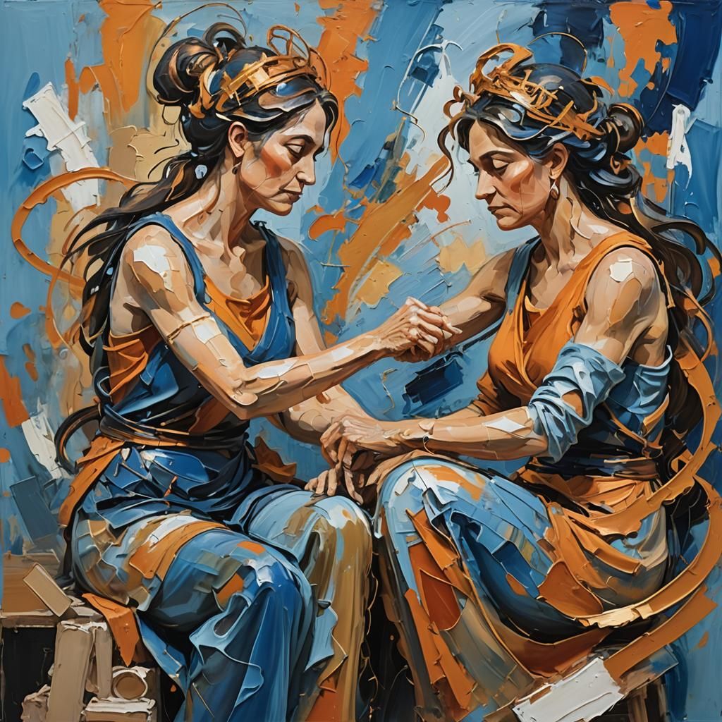 Arachne and Athena: Abstract Expressionist Competition