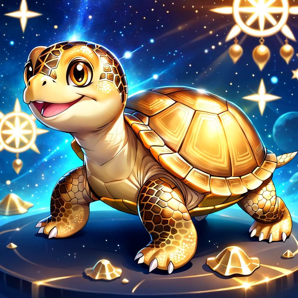 Golden turtle