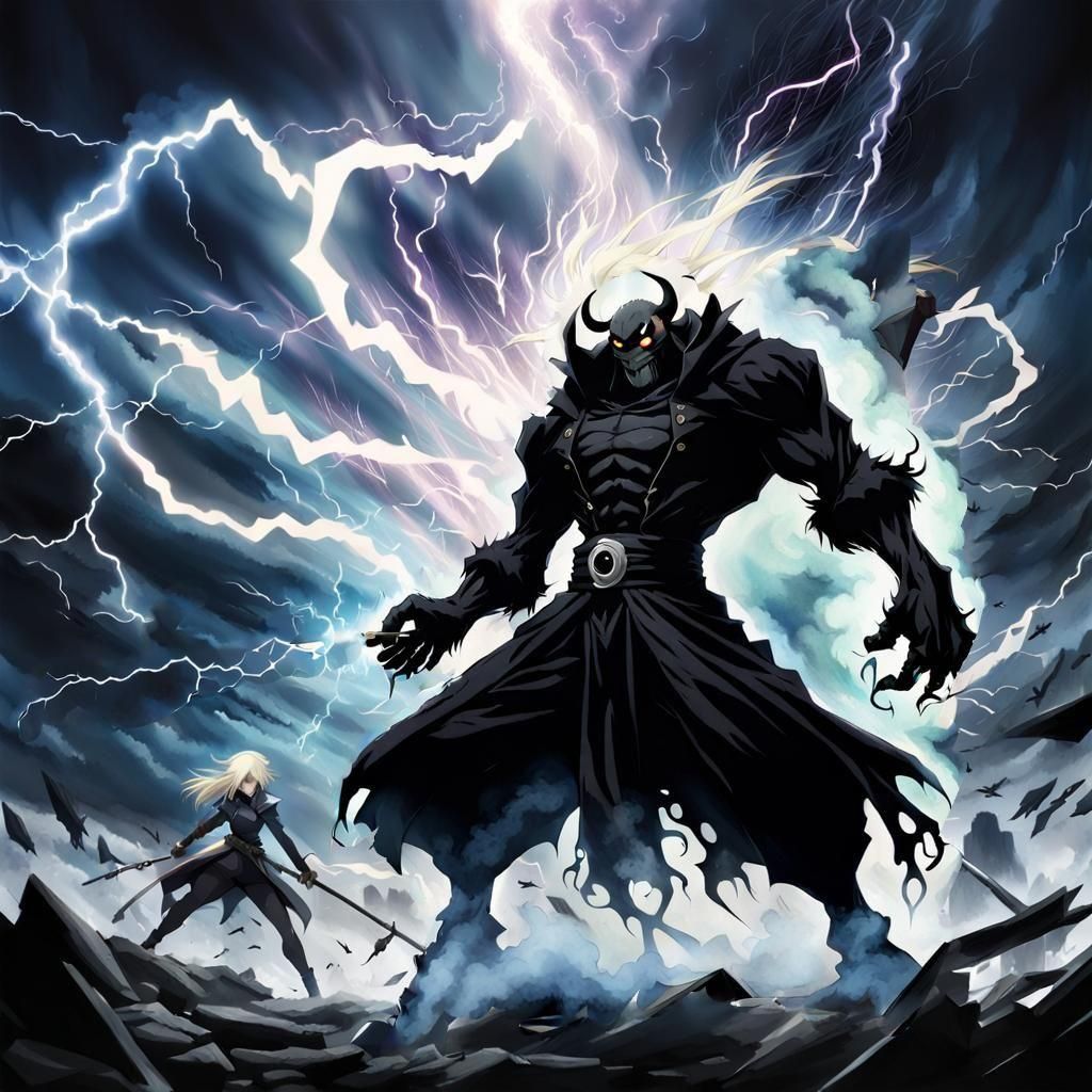 Striking Lightning Bolt Illuminates the Night