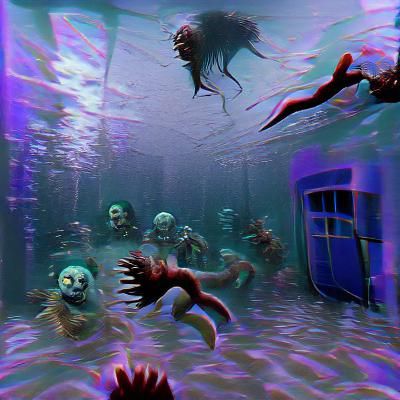 Eerie Deep Sea Horror Image