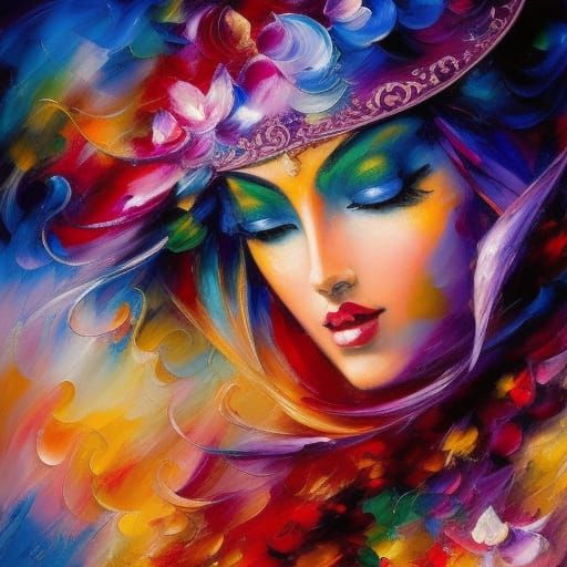 Expressionist Butterfly in Impasto Oil Painting