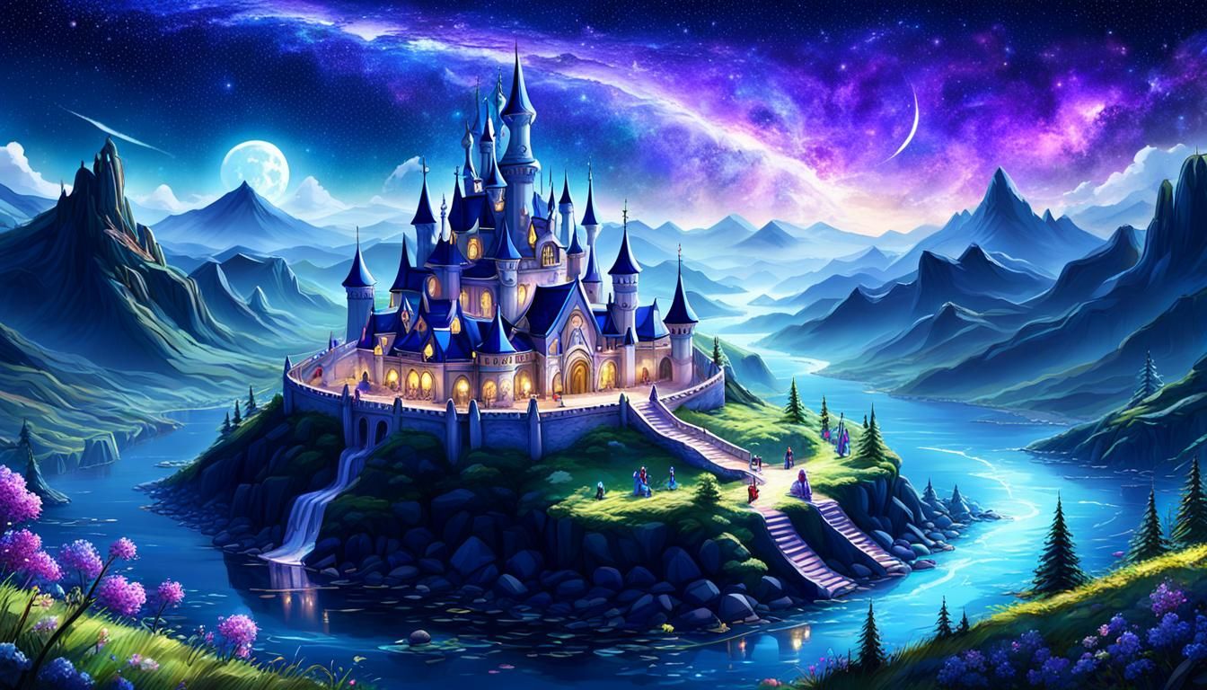 Magnificent Starlight Kingdom Landscape