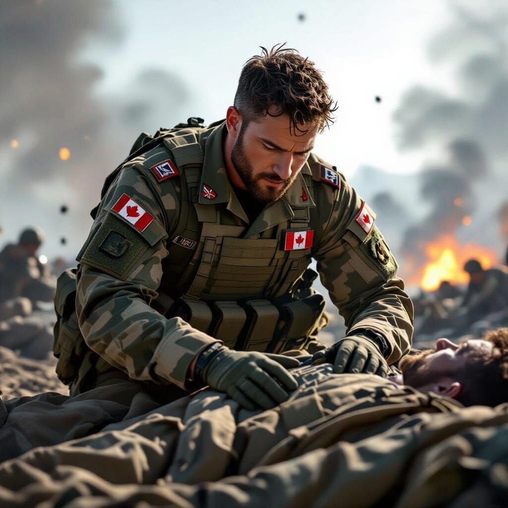 Canadian Combat Medic on Dynamic Battlefield