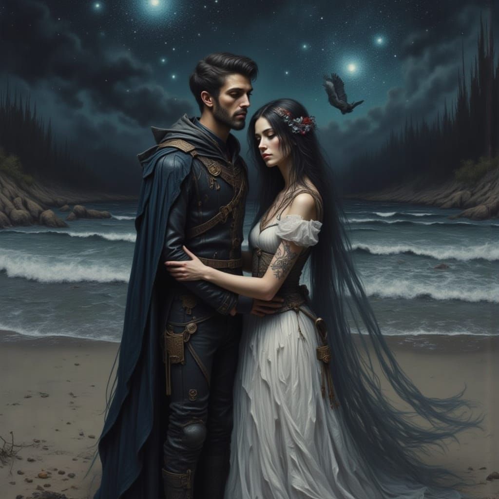 Dystopian Sky on Fire: Rebirth of Stars