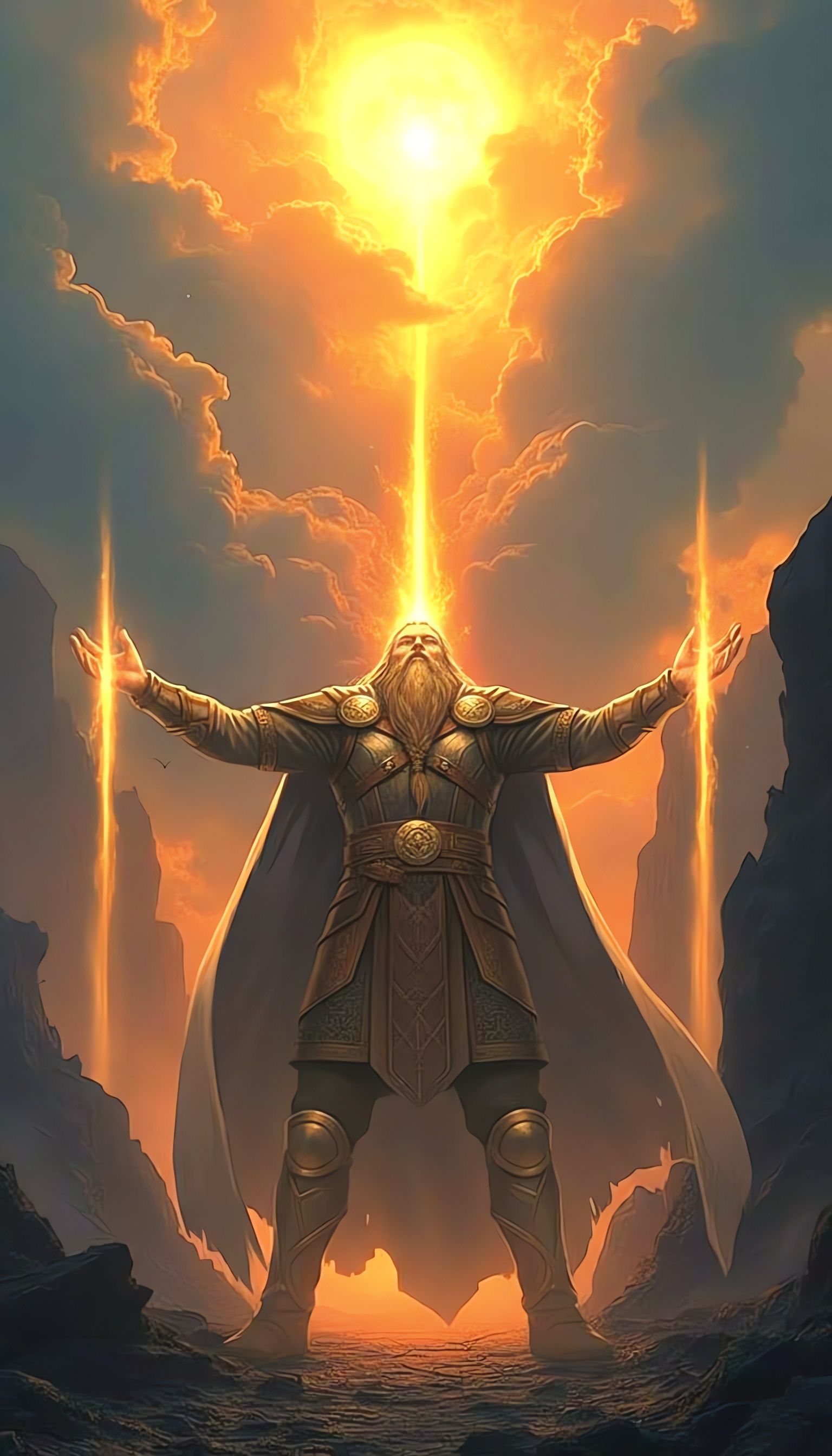 Primordial Void Births Giants and Gods