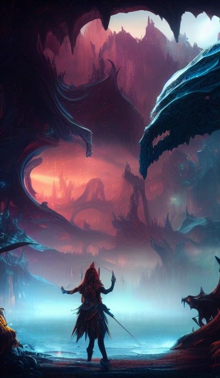 Fantastical Landscape in Deep Color