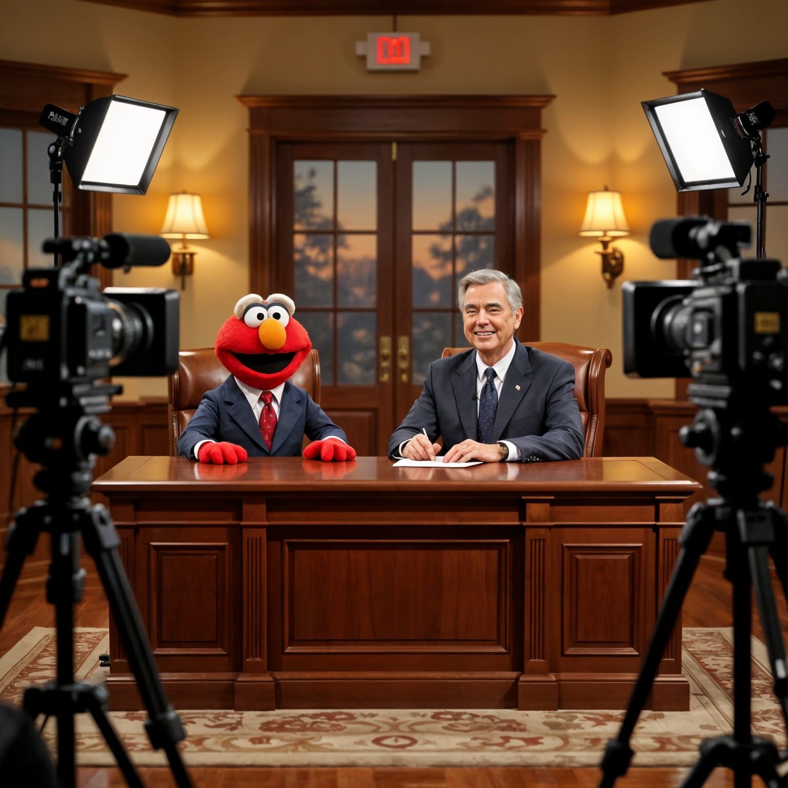 Elmo and Fred Rogers as YouTube Commentators