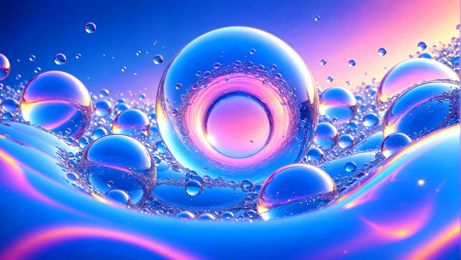 Infinite Crystals Unfolding in Luminous Hues