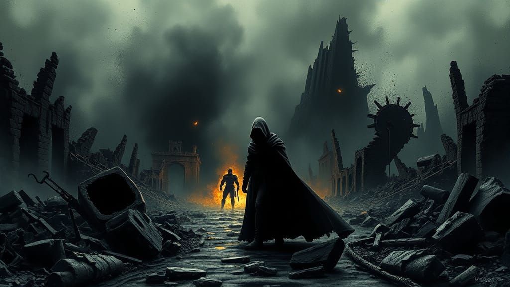 Gritty Hero Stands Strong Against the Void