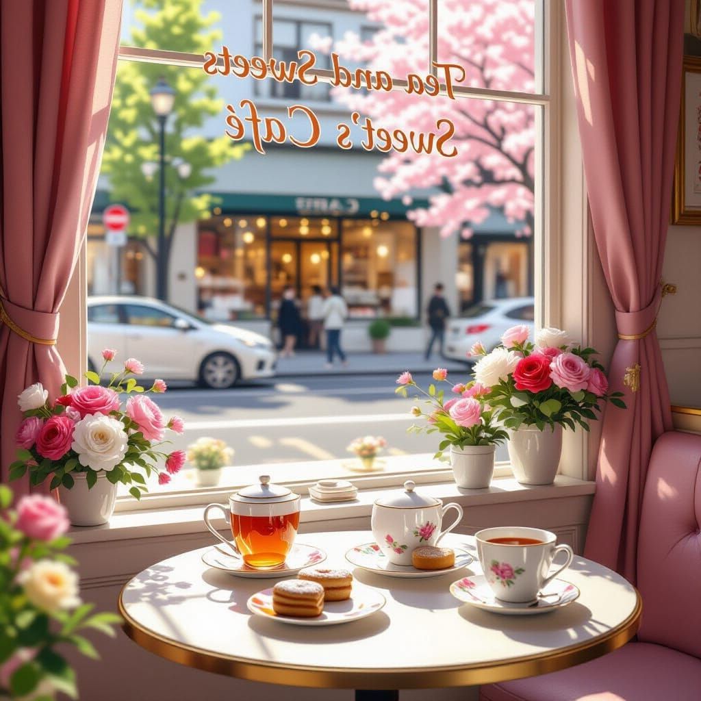 Hyper Realistic Sweets Cafe in Yoyogi