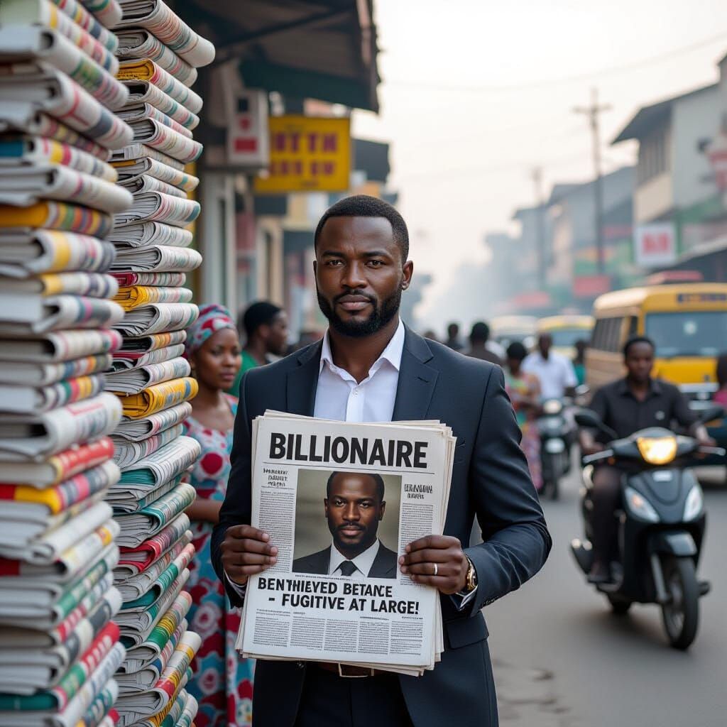 Lagos Newsstand in Haze: Billionaire Bride Betrayal