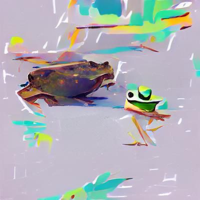 AI Generated Image of a Frog