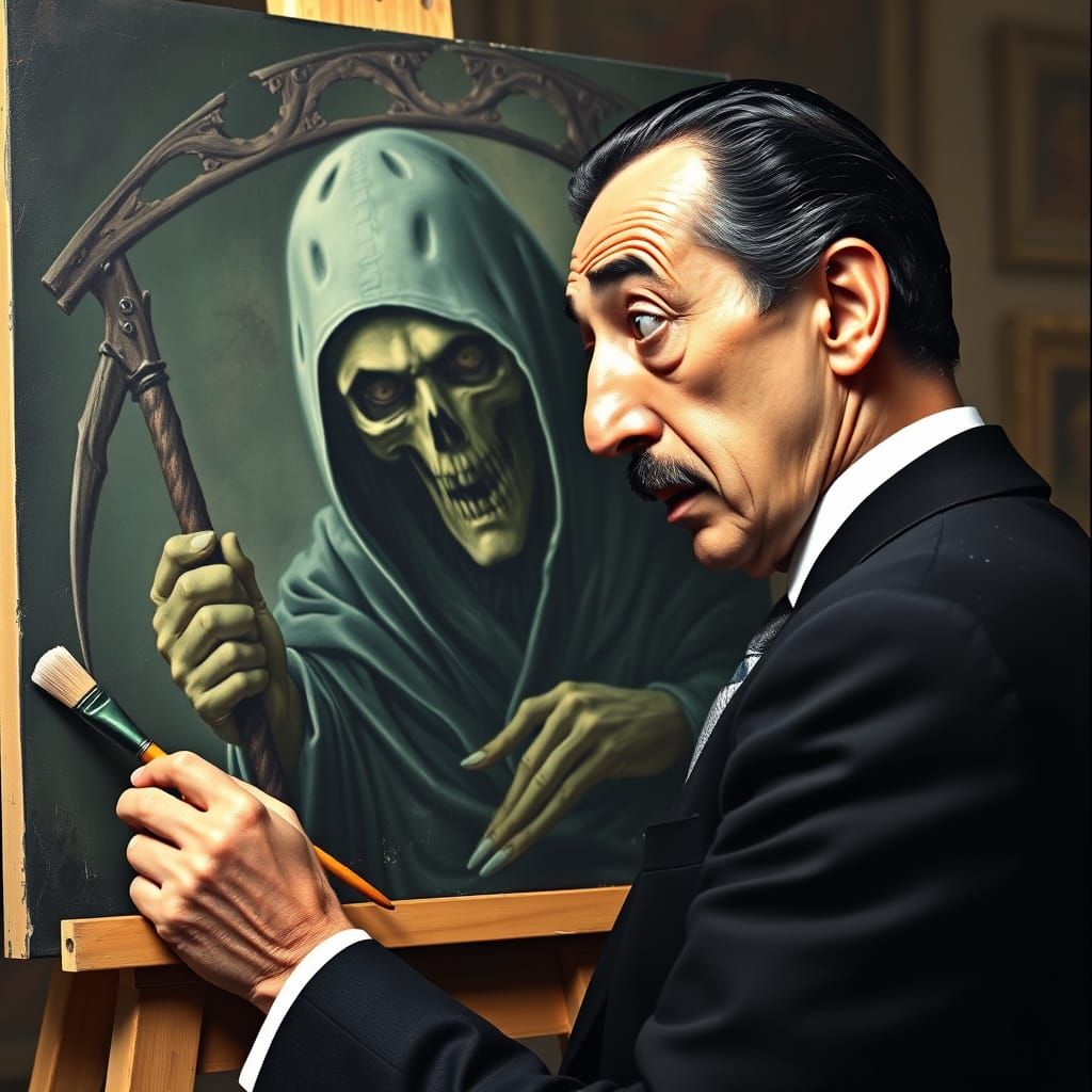 Surrealist Portrait of Salvador Dali by AI