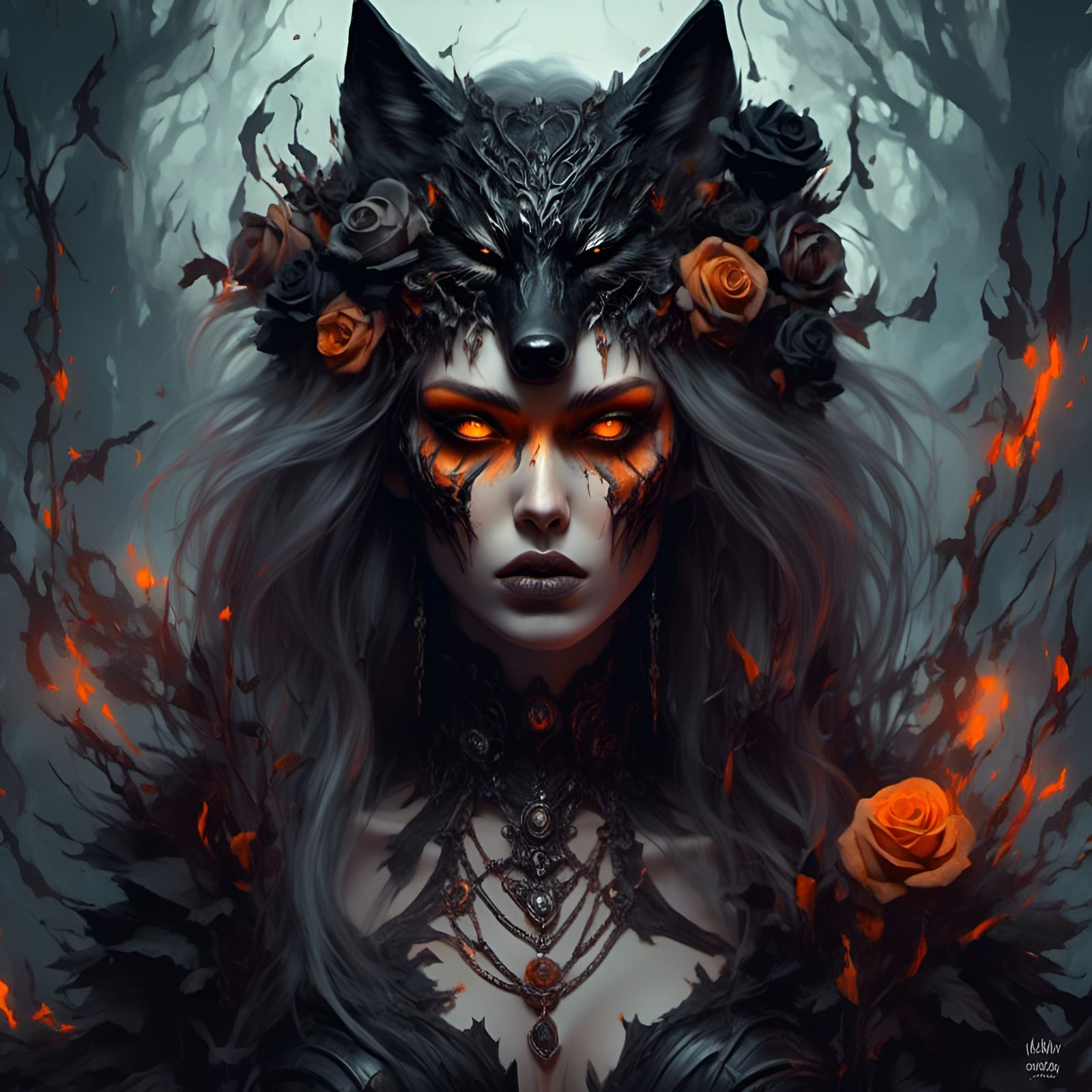 <lora:Eclipse:1.0> "Scariest <lora: Wolf 1.2> with <lora :bl...