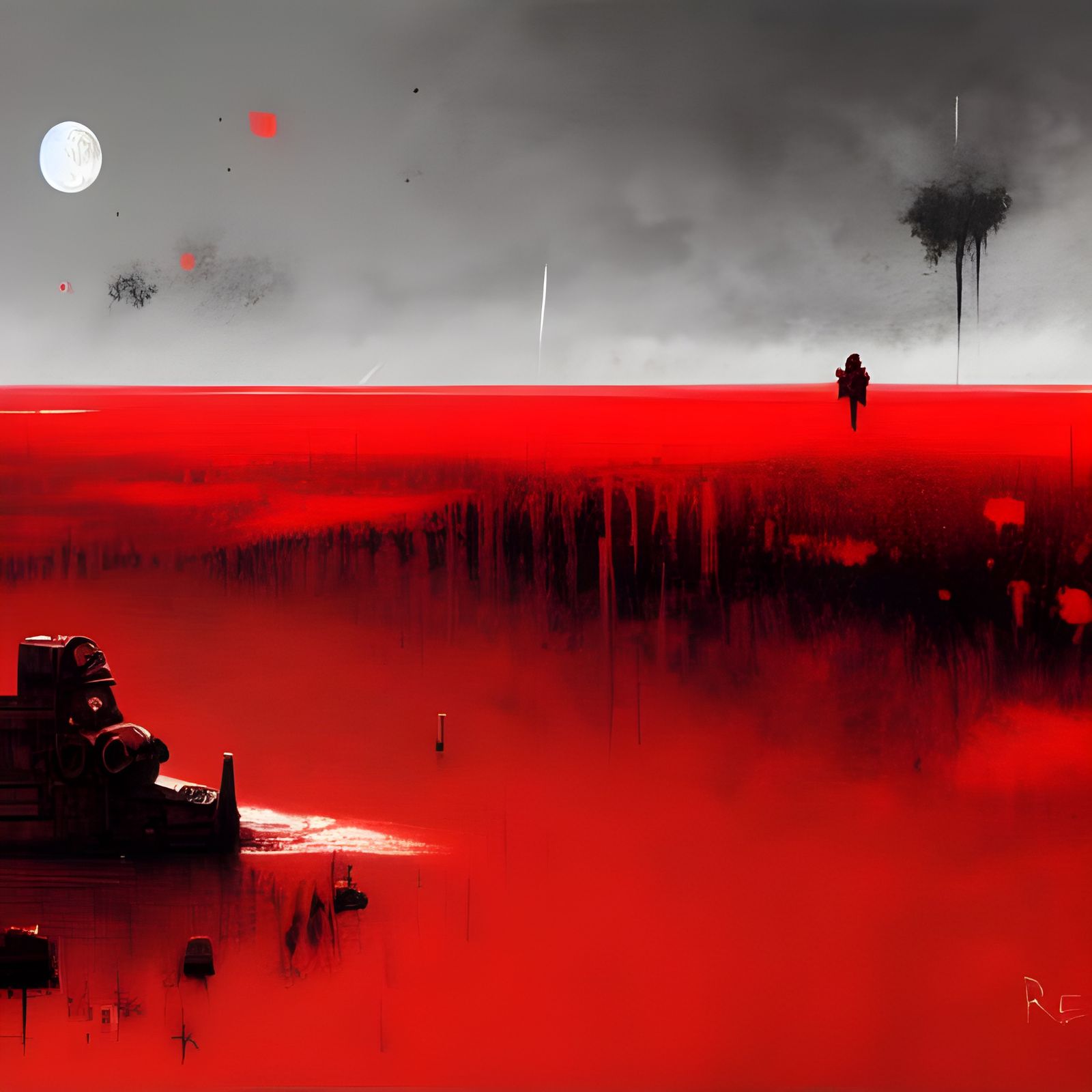 The soil is Red