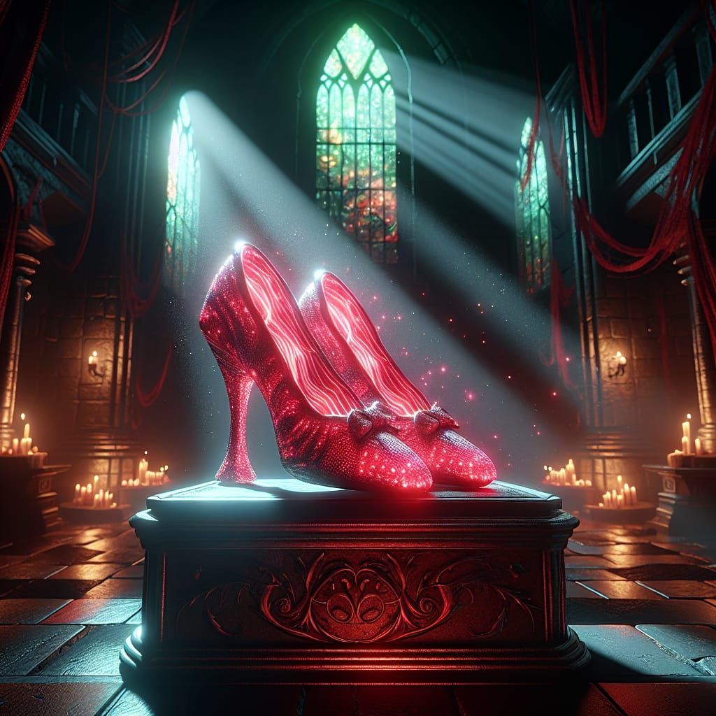 Arcane Ruby Slippers in Haunted Castle, Concept Art