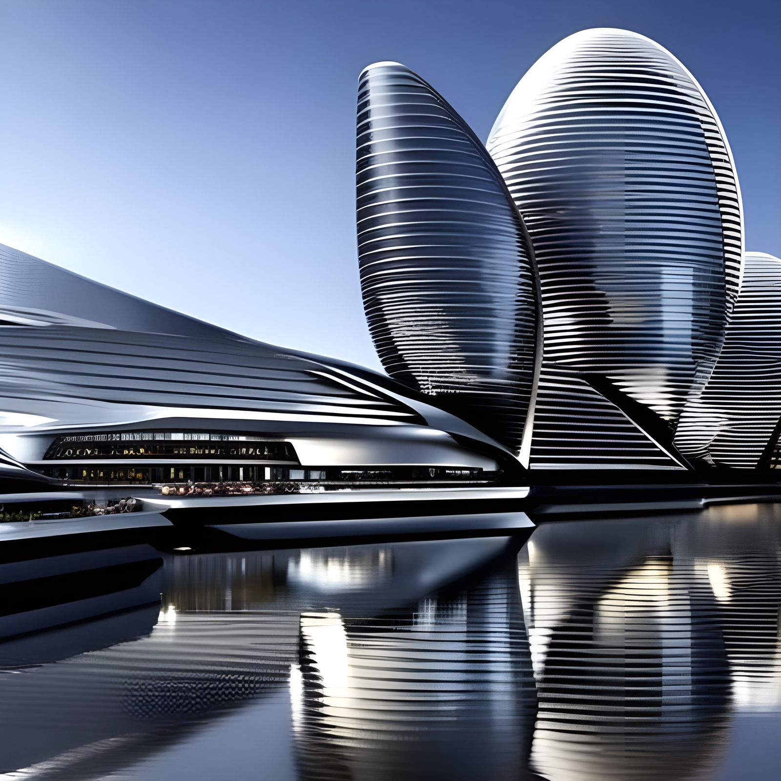 Monumental Architecture: Digital Art Masterpiece