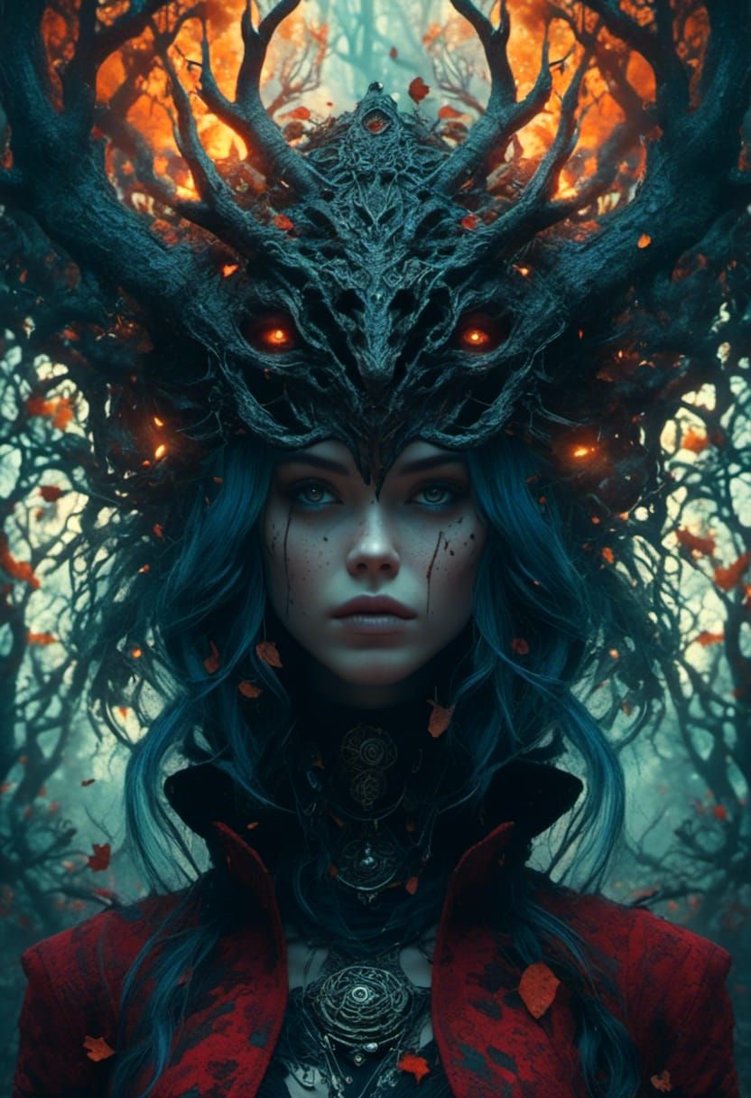 <lora:FuturePunk:1.0> <lora:Chromatic Creations:1.0> "Dark f...