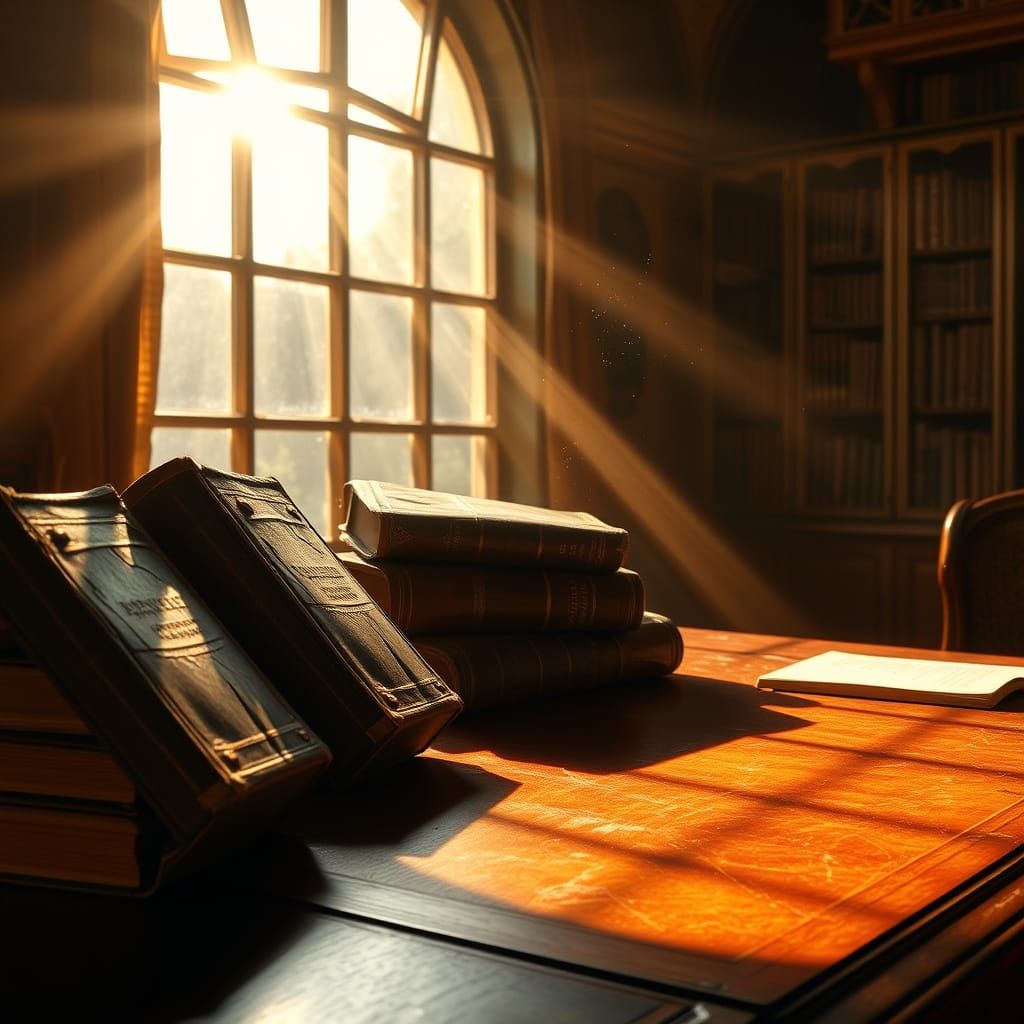 Warm Afternoon Study in the Style of Johannes Vermeer