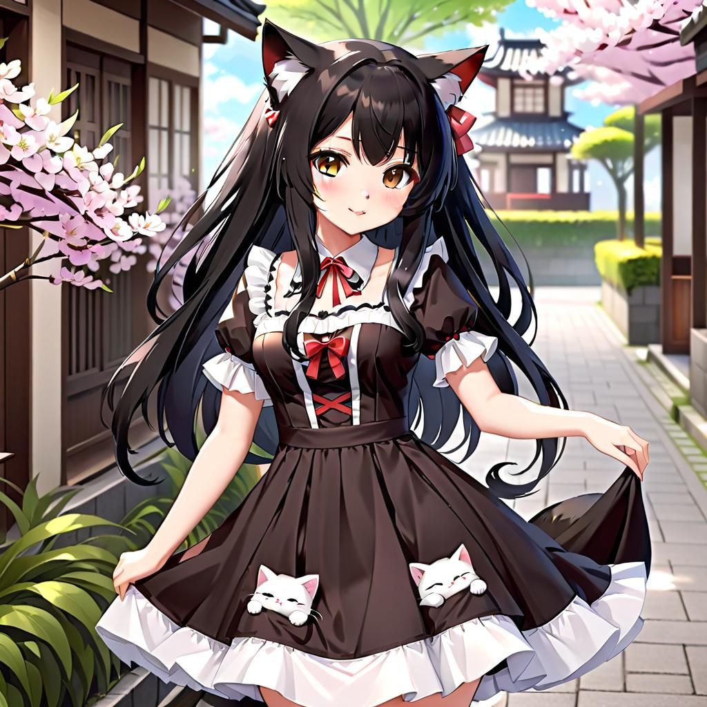 Fantasy Black Forest Apartments with Cat-Girl