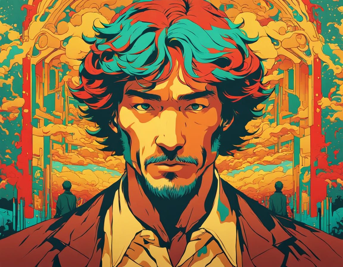 Golden Era Aristocrat in Vibrant Splendor