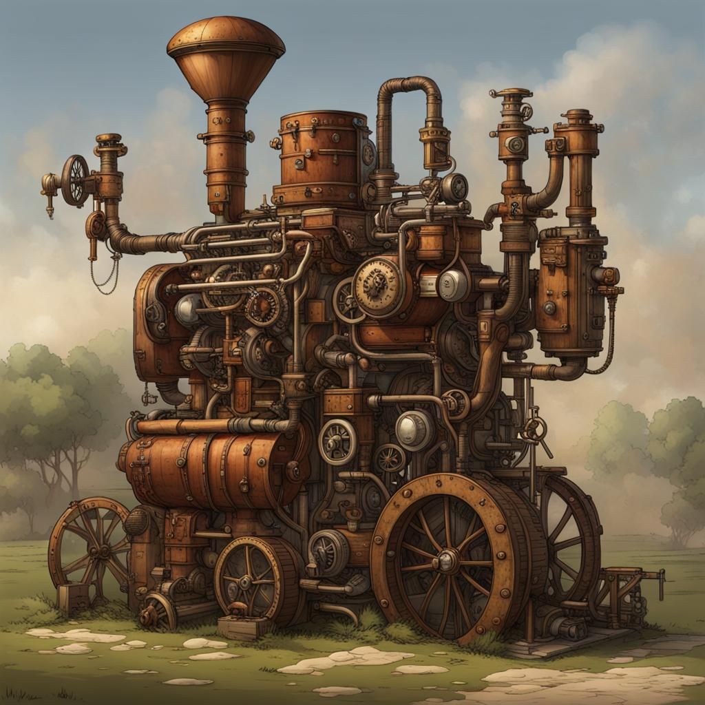 Stone Age Village Invents Sentient Steampunk Computer