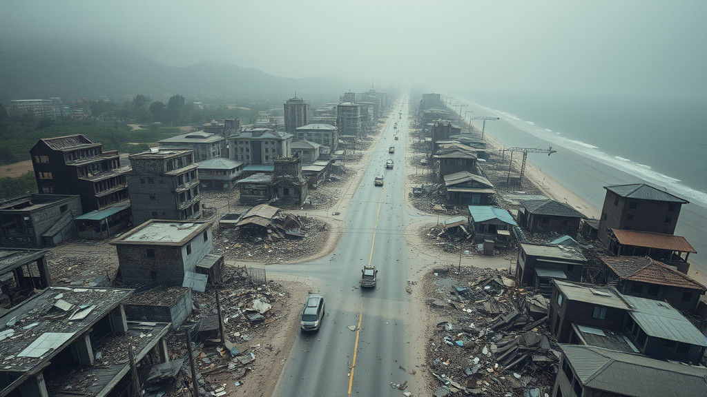 Banda Aceh Tsunami Aftermath: Drone's Aerial View