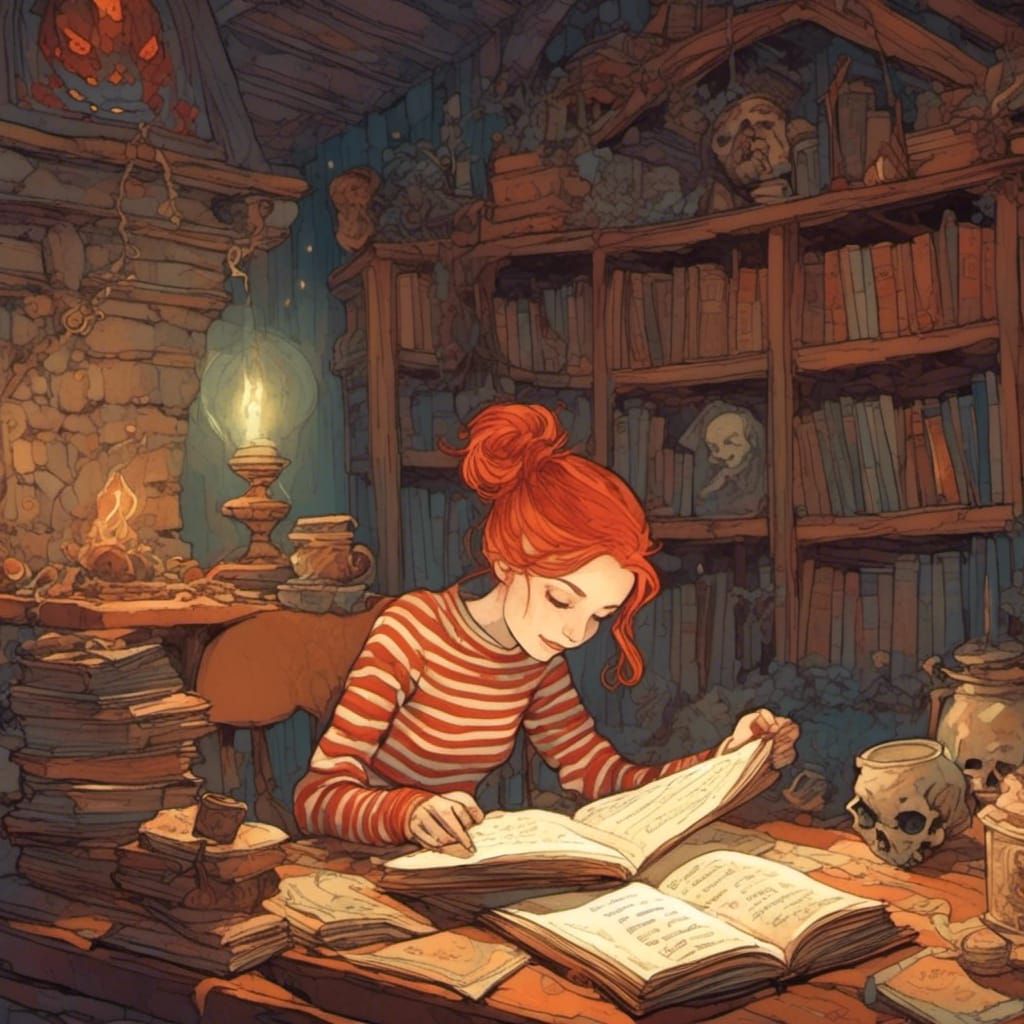 Skull Mugs and Books