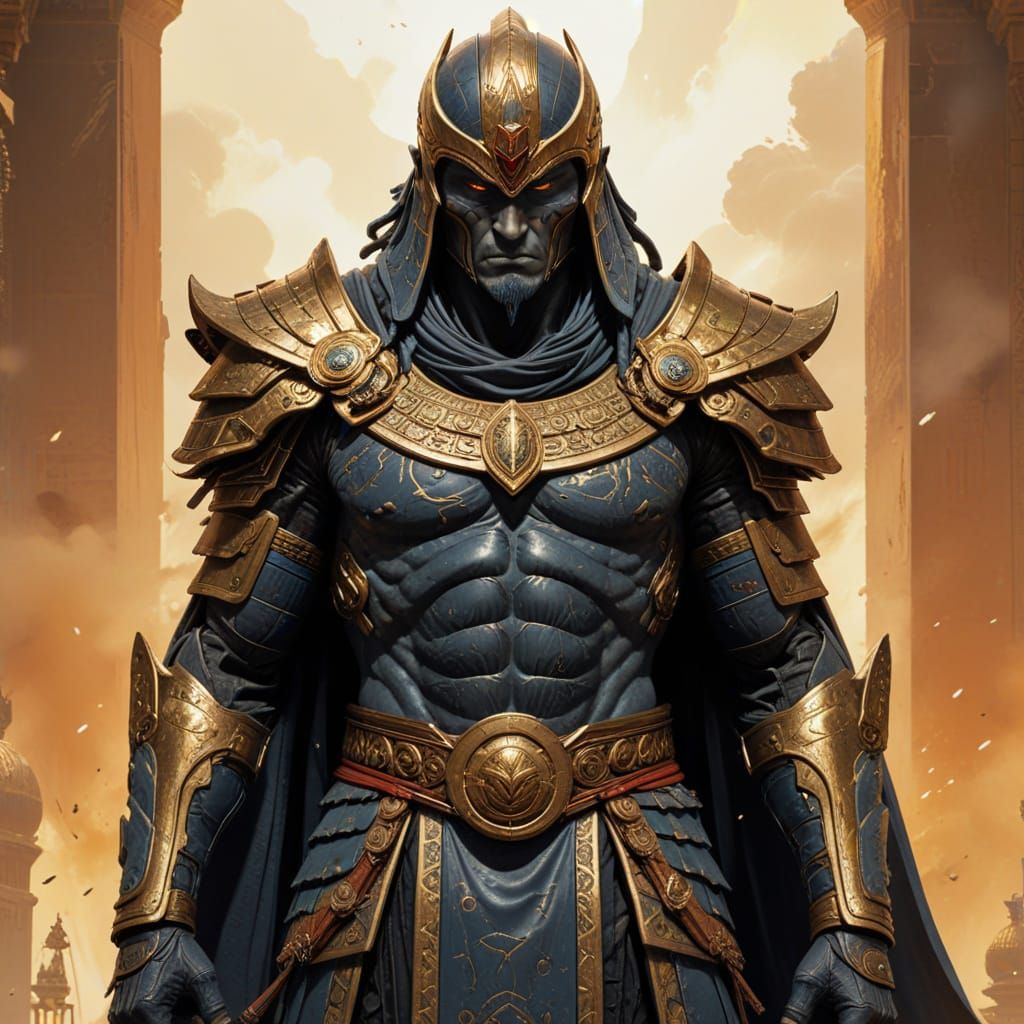 En Sabah Nur in Moebius-Inspired Marvel Comic Style