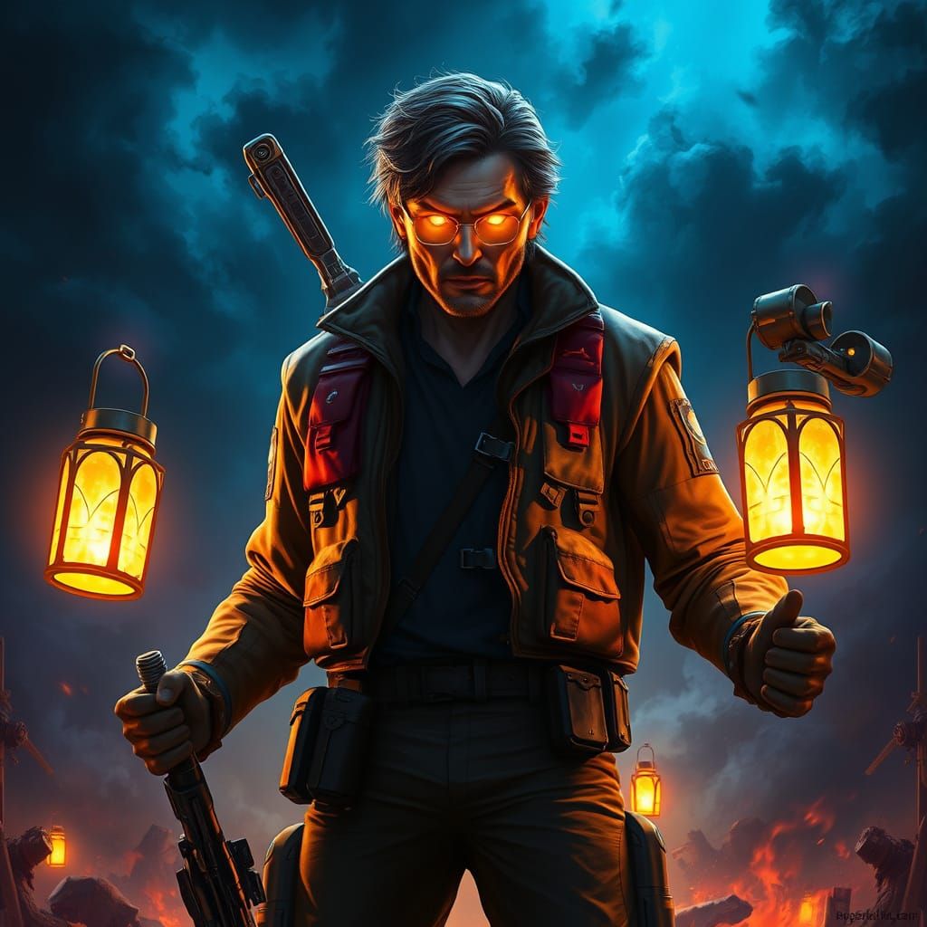 Heroic MacGyver Illuminated, Battle Ready in Vibrant Matte P...