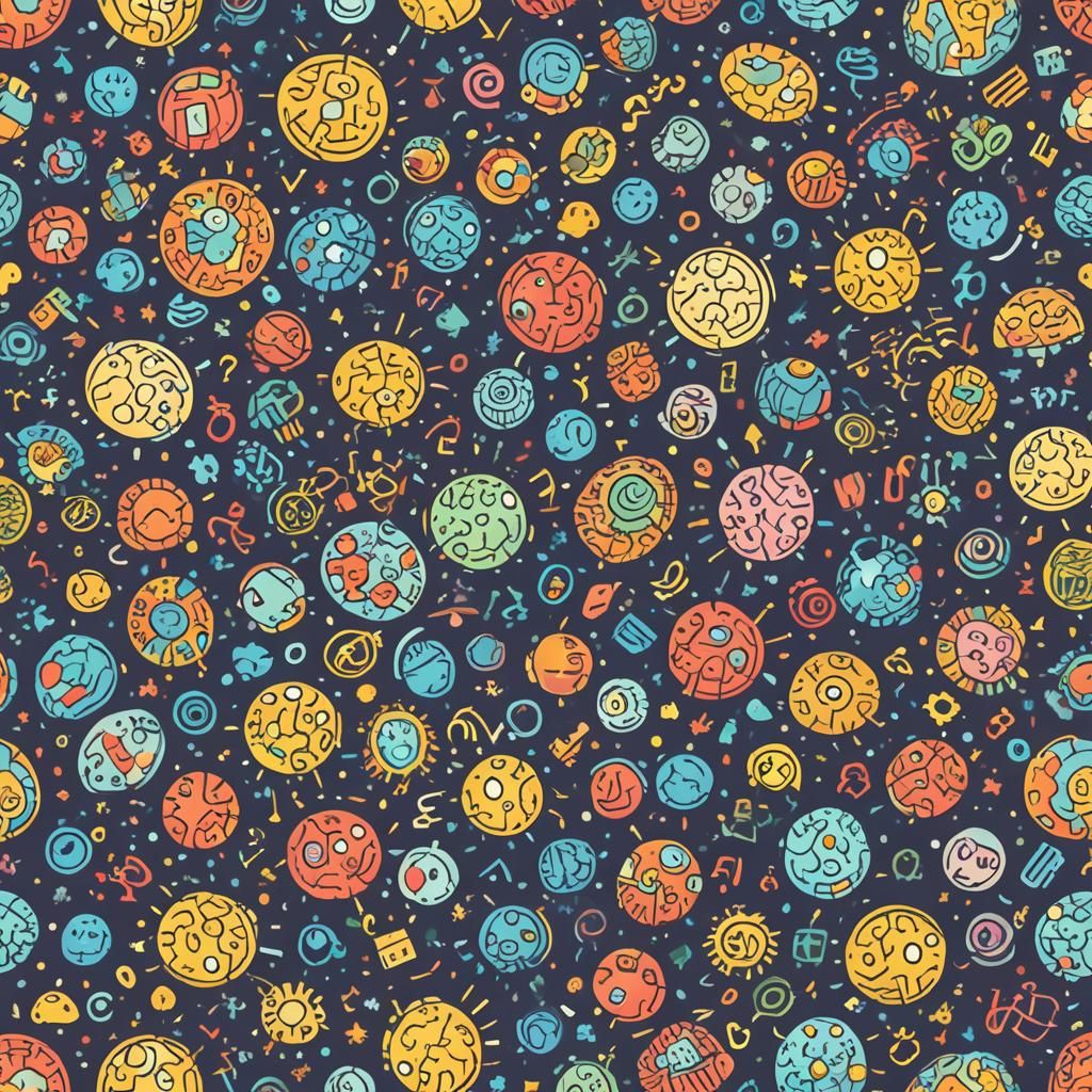 AI Communication Tools Encircling a Radiant Brain