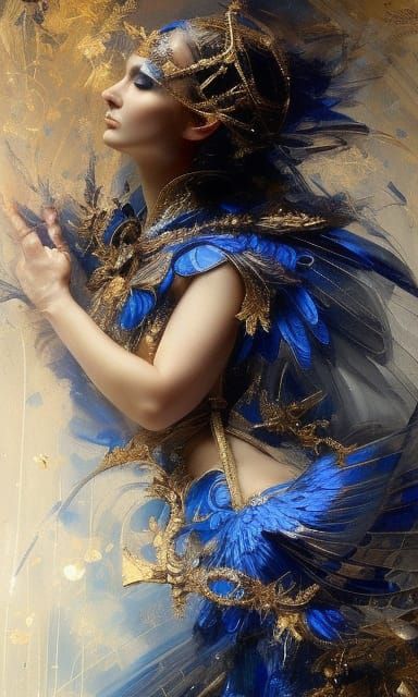 Elegant Ravenclaw Ornament in Dark Bronze Style