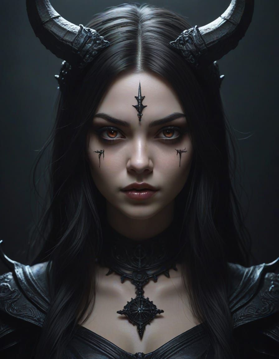 Satana Hellstrom Concept Art: The Devil's Daughter