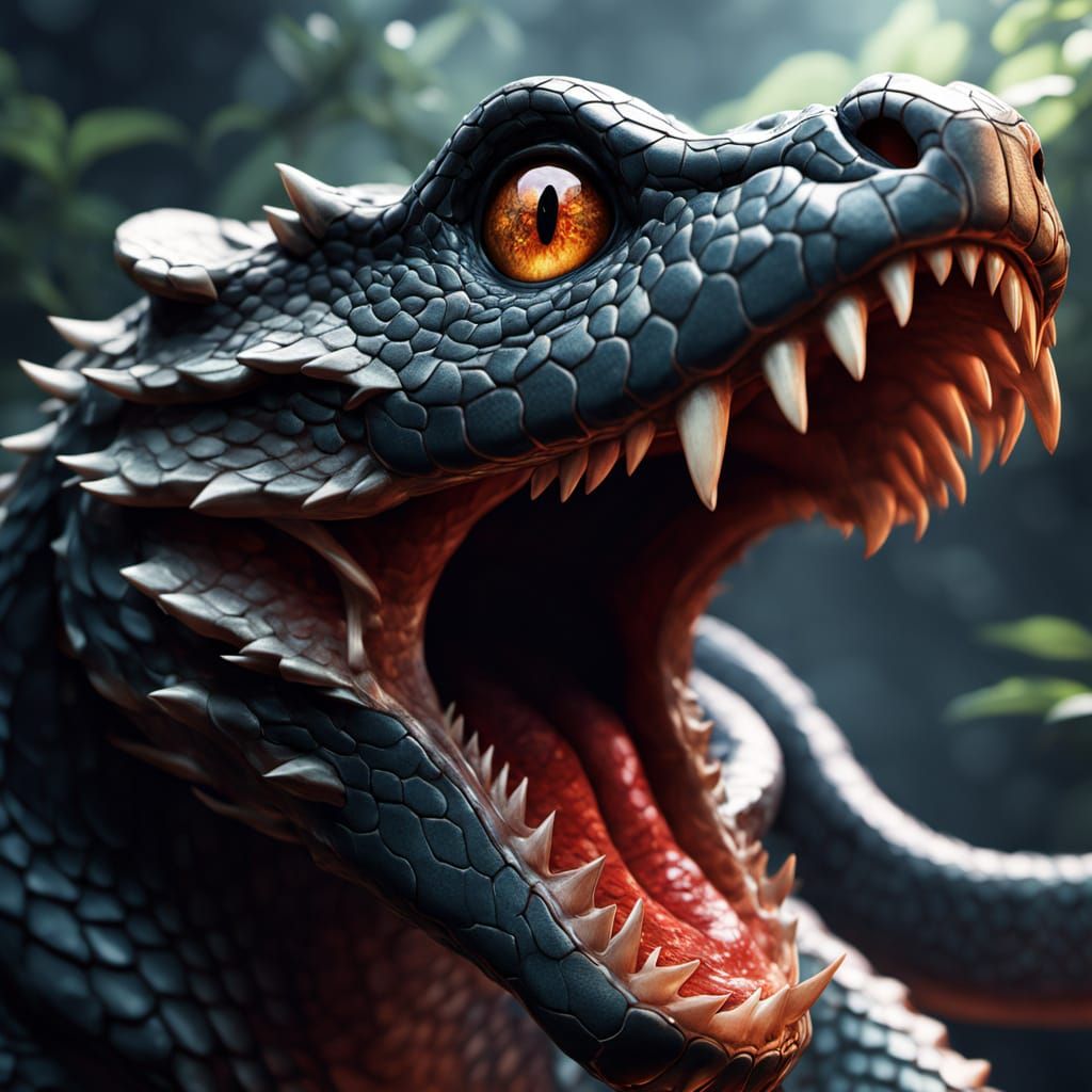 Dramatic Anime Encounter: Snake vs Dragon