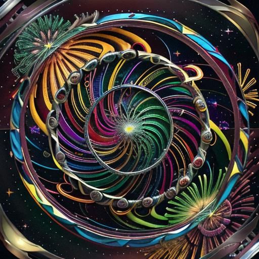 Abstract Dada Supernova with Shattered Glass